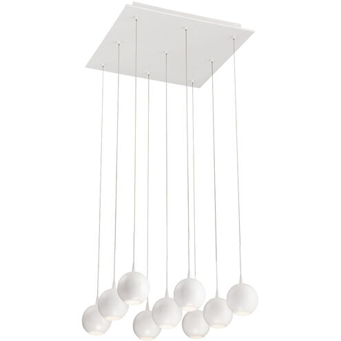 Patruno LED 19 inch Matte White Chandelier Ceiling Light