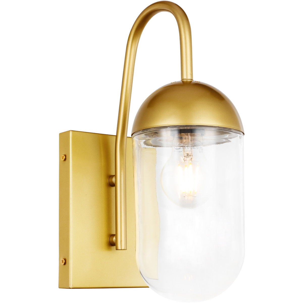 Kace 1 Light 4.8 inch Brass Wall sconce Wall Light