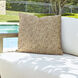 Alternative 20 inch Taupe and Amber and Cream Outdoor Pillow