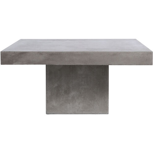 Millfield 43 X 43 inch Polished Concrete Outdoor Coffee Table