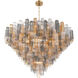 Addis 40 Light 62 inch Aged Brass Chandelier Ceiling Light