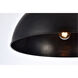 Merce 1 Light 20 inch Vintage Black Pendant Ceiling Light 