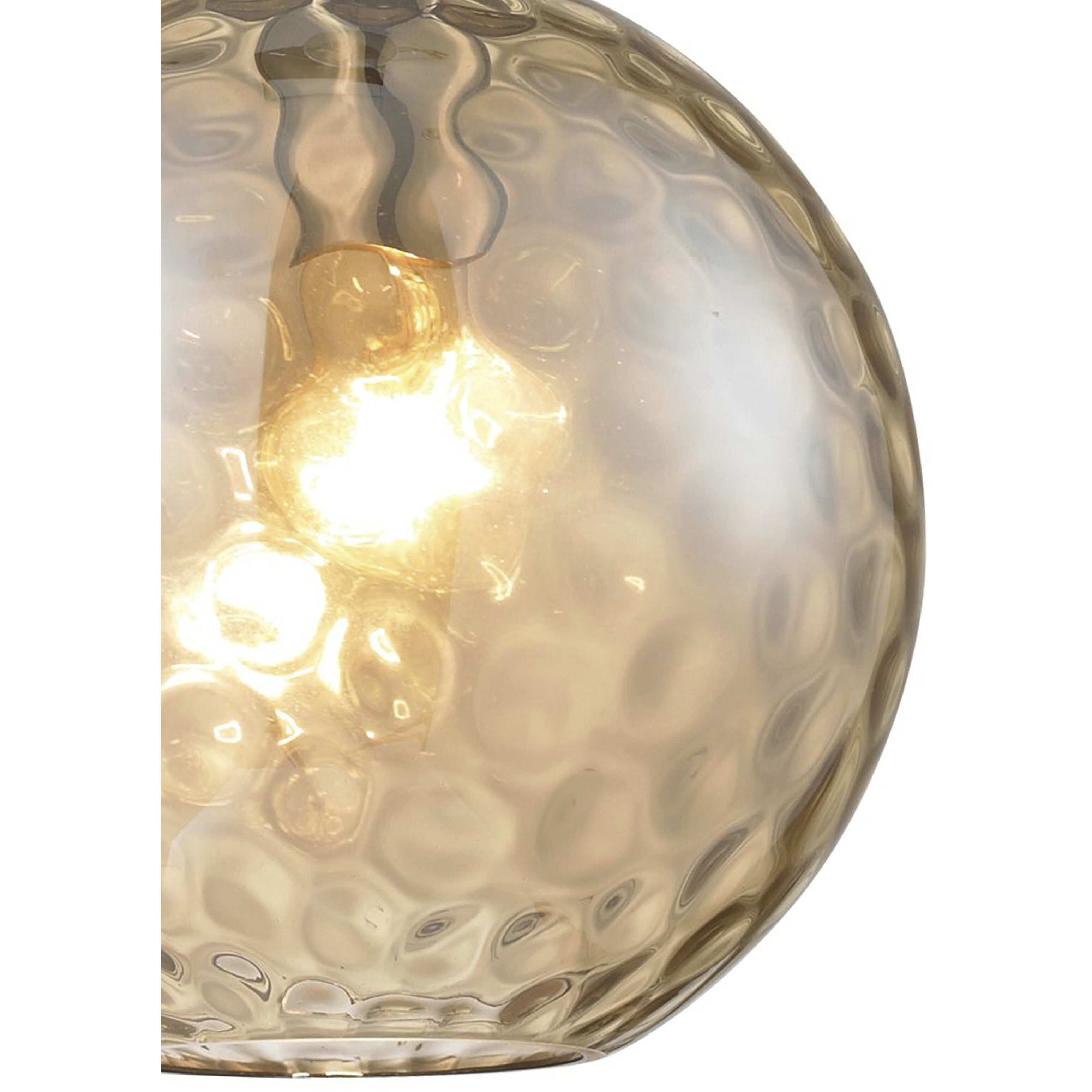 Watersphere 1 Light 10 inch Champagne Gold with Polished Chrome Mini Pendant Ceiling Light