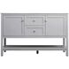 Heath 54 X 21.5 X 35 inch Grey Vanity Sink Set