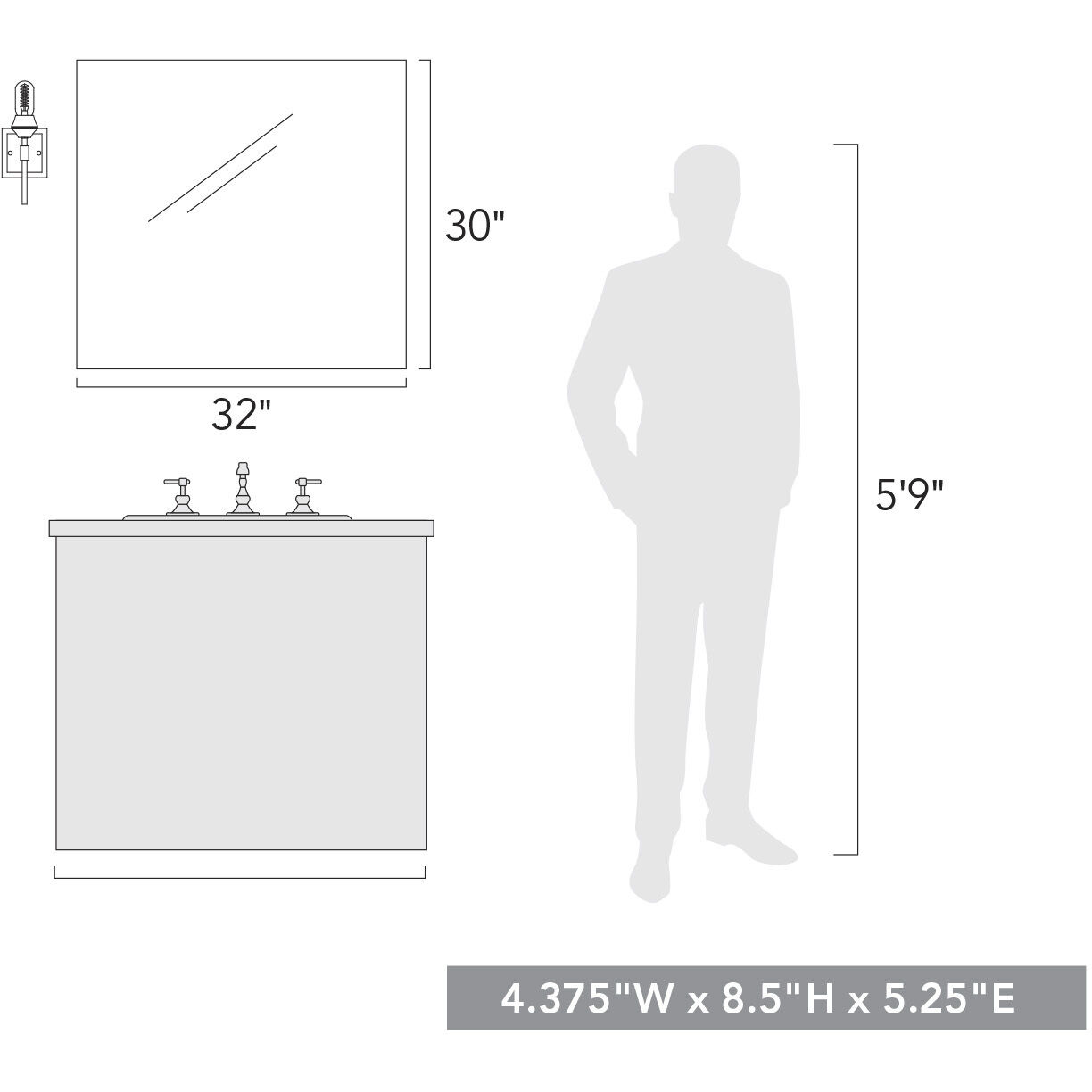 Ormond Vanity Wall Light