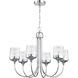 Wrenn 6 Light 26 inch Chrome Chandelier Ceiling Light