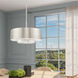 Madison 6 Light 24 inch Brushed Nickel Pendant Chandelier Ceiling Light