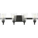 Neighborhood Grace 4 Light 28 inch Espresso Vanity Light Wall Light, Neighborhood Collection