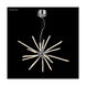 Pyramid LED 39 inch Silver Crystal Chandelier Ceiling Light