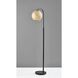Nolan 57.5 inch 60.00 watt Black Floor Lamp Portable Light