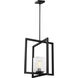 Mitte 1 Light 16.5 inch Midnight Black Pendant Ceiling Light