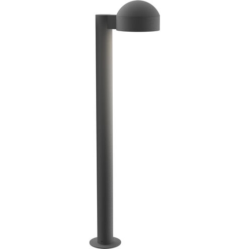 Reals 12V 10 watt Textured Gray Bollard