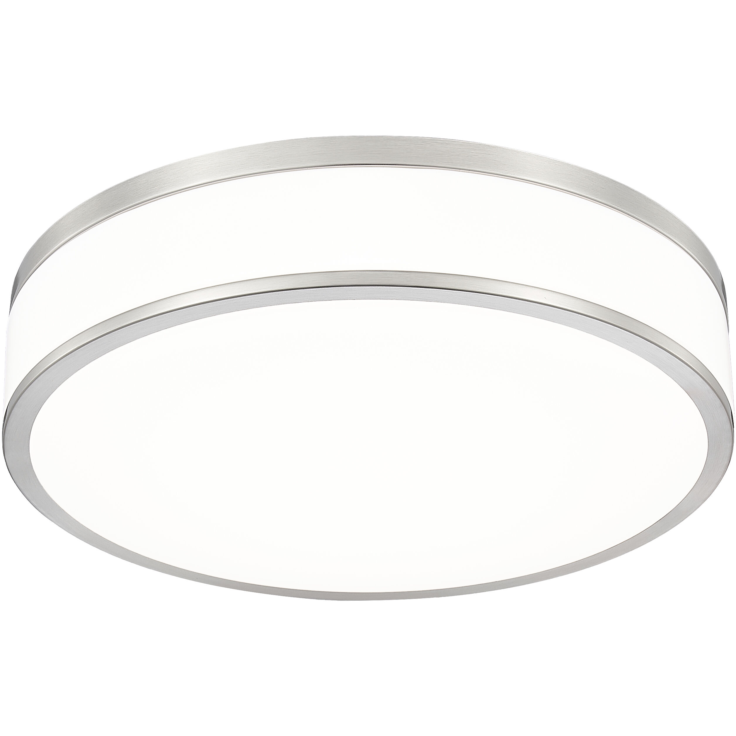 Ballord LED 16 inch Brushed Nickel Flush Mount Ceiling Light