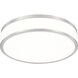 Ballord LED 16 inch Brushed Nickel Flush Mount Ceiling Light