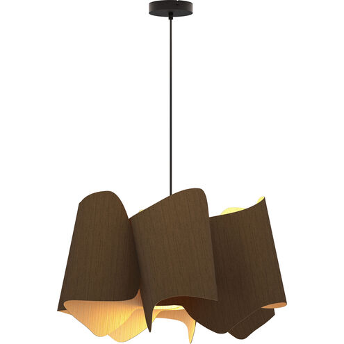 Camila 26.4 inch Ebony Pendant Ceiling Light in Ebony/Ash, WEP Collection