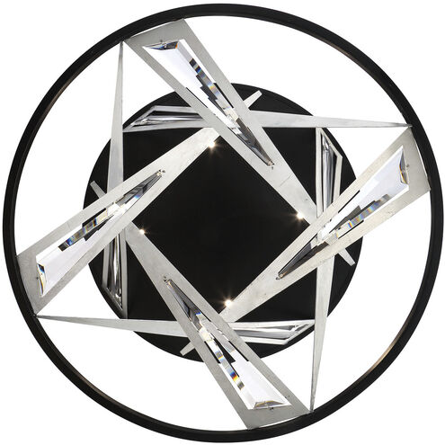 Sarise LED 16 inch Black Chandelier Ceiling Light