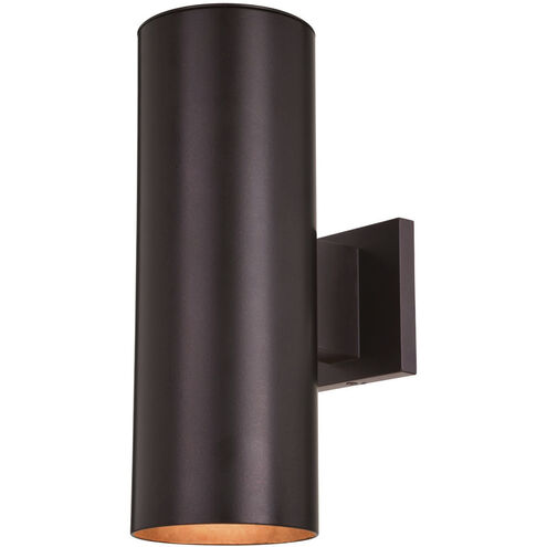 Chiasso 2 Light 14.25 inch Deep Bronze Outdoor Wall 