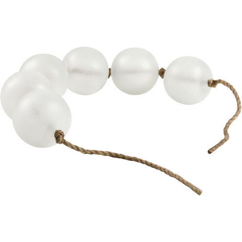 Seaglass White with Natural Rope Object