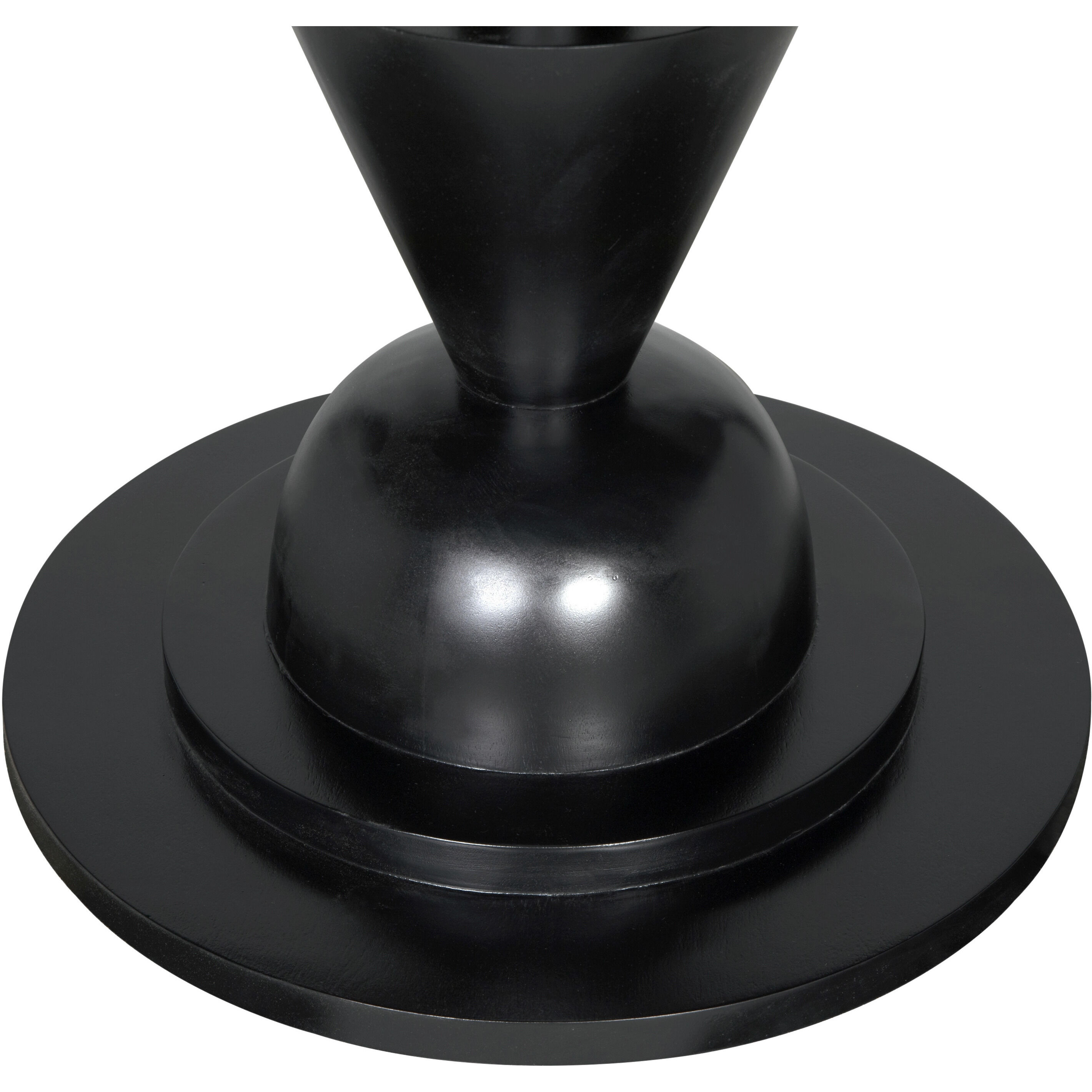 Varick 40 X 40 inch Hand Rubbed Black Dining Table