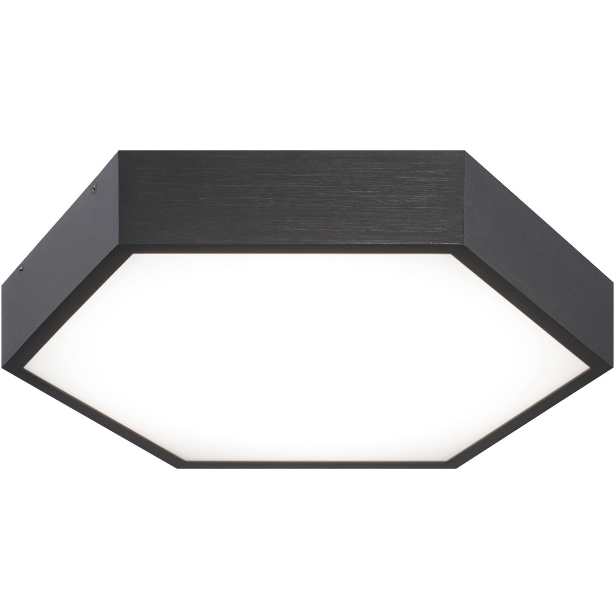Hexol LED 12.75 inch Oxidized Black Flush Mount Ceiling Light
