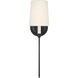 Thomas O'Brien Vendome LED 5.5 inch Bronze Deep Arm Cordless Sconce Wall Light