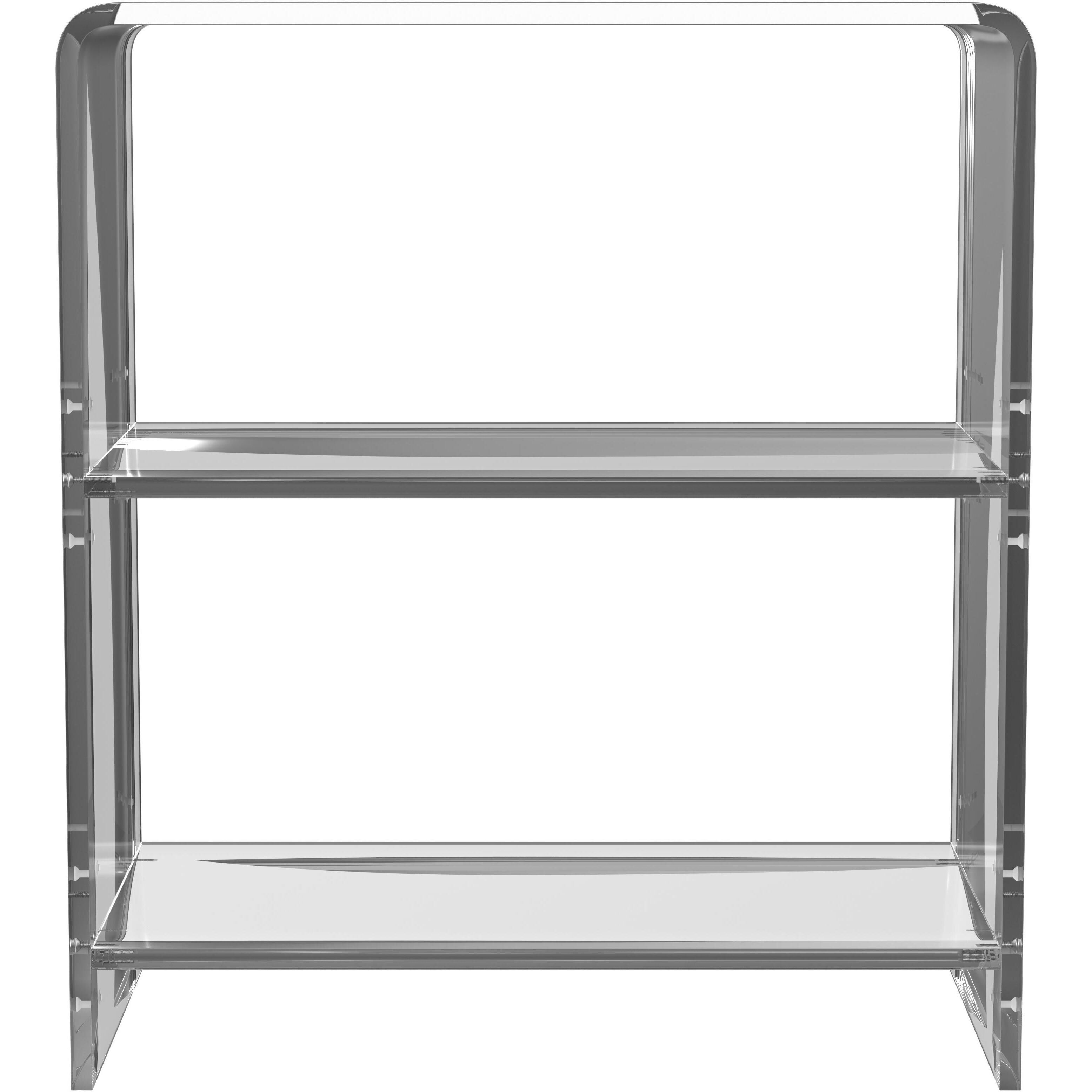 Butler Loft Crystal Clear Acrylic Clear Acrylic Bookcase