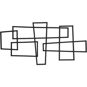 Bodkin Plated Matte Black Wall Decor