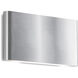 Slate 5.5 inch Brushed Nickel All-terior Wall