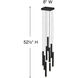 Harmony LED 8 inch Black Pendant Ceiling Light