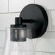 Baker 1 Light 6 inch Matte Black Sconce Wall Light