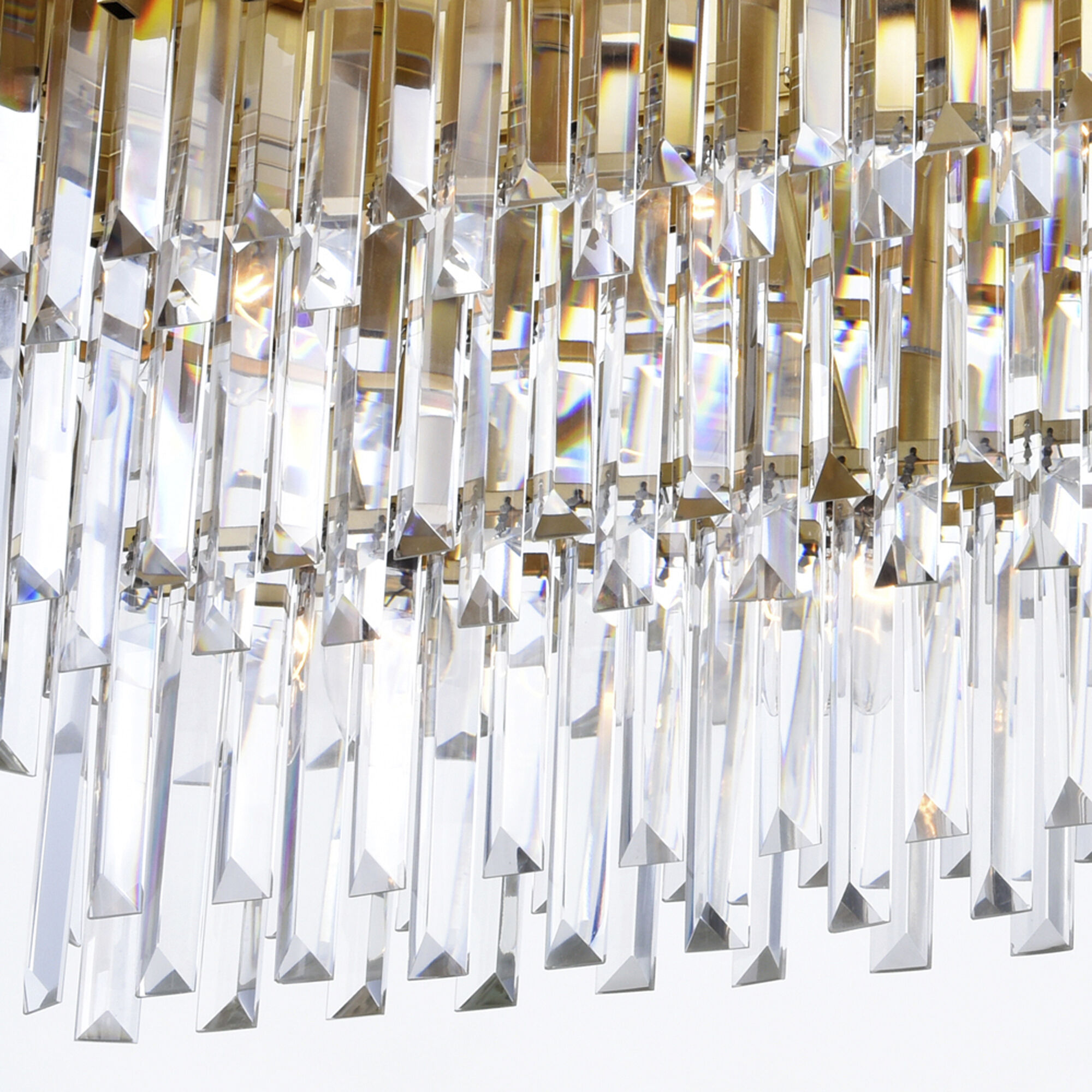 Deco 9 Light 38 inch Medallion Gold Pool Table Light Ceiling Light