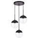 Eclipse 3 Light 18 inch Black Pendant Ceiling Light