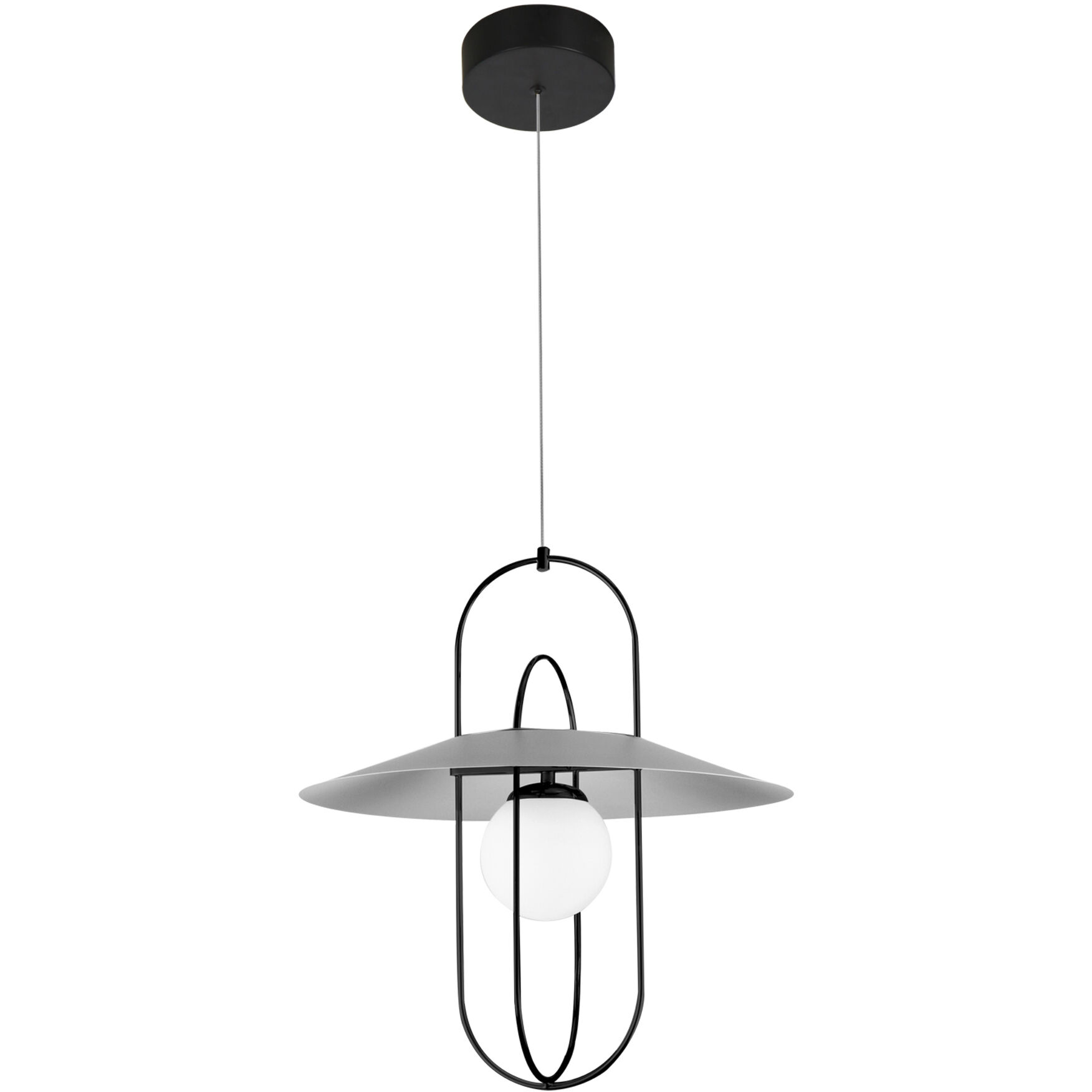 Artisan Collection/ LYRA Series 18 inch Black Pendant Ceiling Light