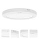 ModPLUS LED 9 inch White Flush Mount Ceiling Light, Round