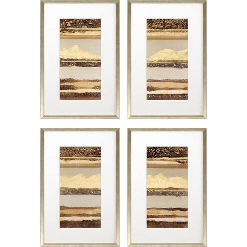 Abstract Collection Brown Framed Art