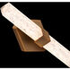 Regal LED 18 inch Aged Brass Bath Vanity & Wall Light in 18in.