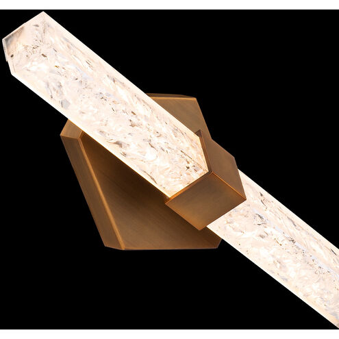 Regal LED 18 inch Aged Brass Bath Vanity & Wall Light in 18in.