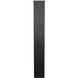Aqueduct Matte Black Bookcase, C
