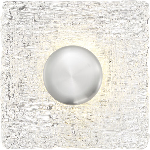 Riverbed LED 10.25 inch Polished Nickel Flush Mount Ceiling Light
