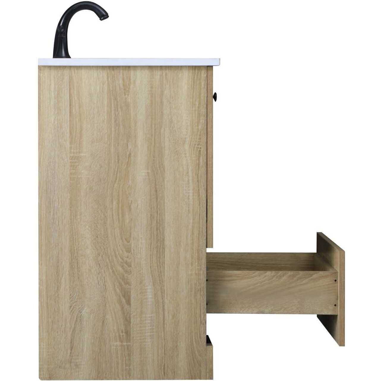 Soma 24 X 34 inch Mango Wood Bathroom Vanity Cabinet