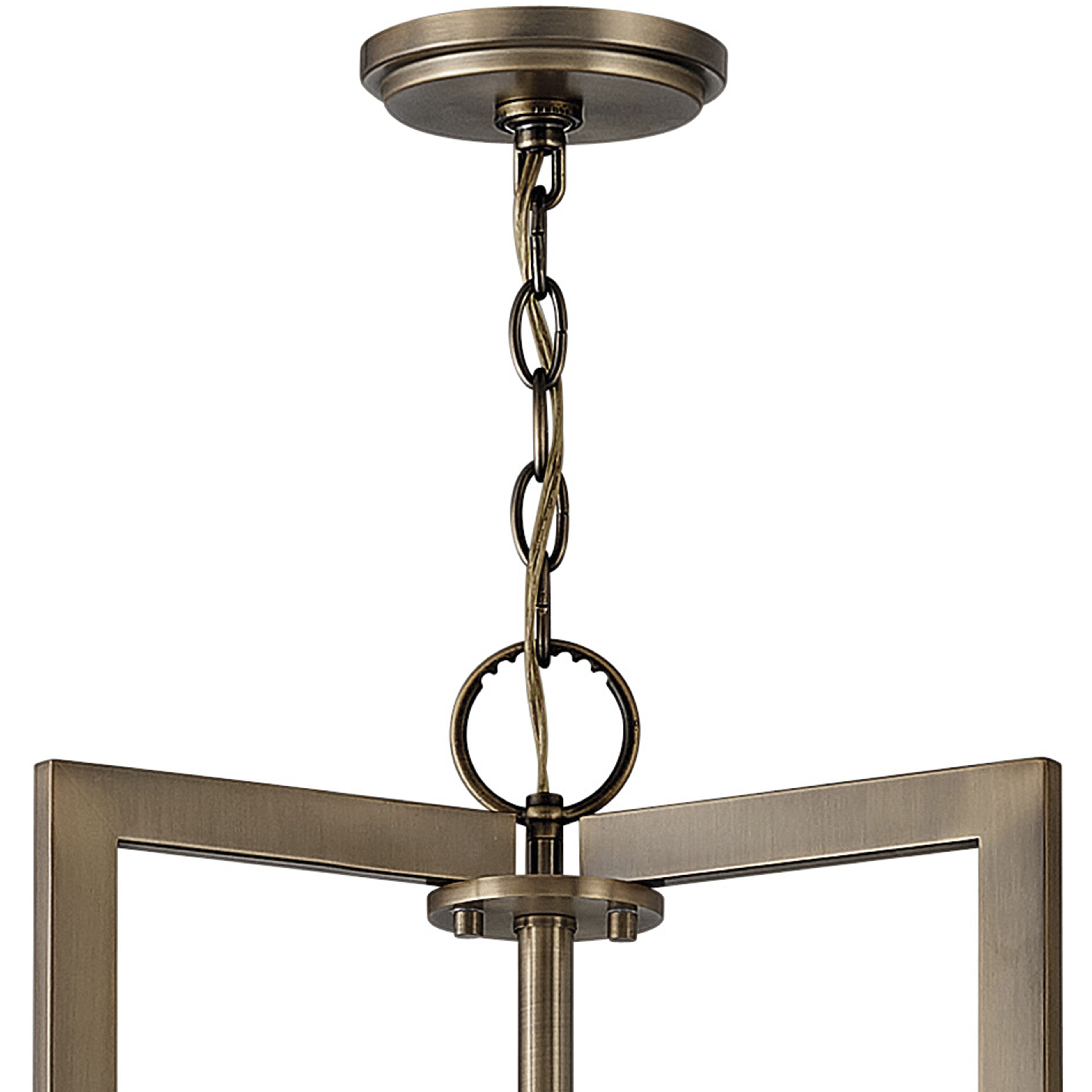 Hampton 9 Light 40 inch Brushed Bronze Indoor Chandelier Ceiling Light