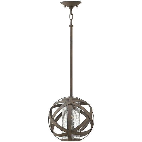 Open Air Carson LED 10 inch Vintage Iron Outdoor Pendant