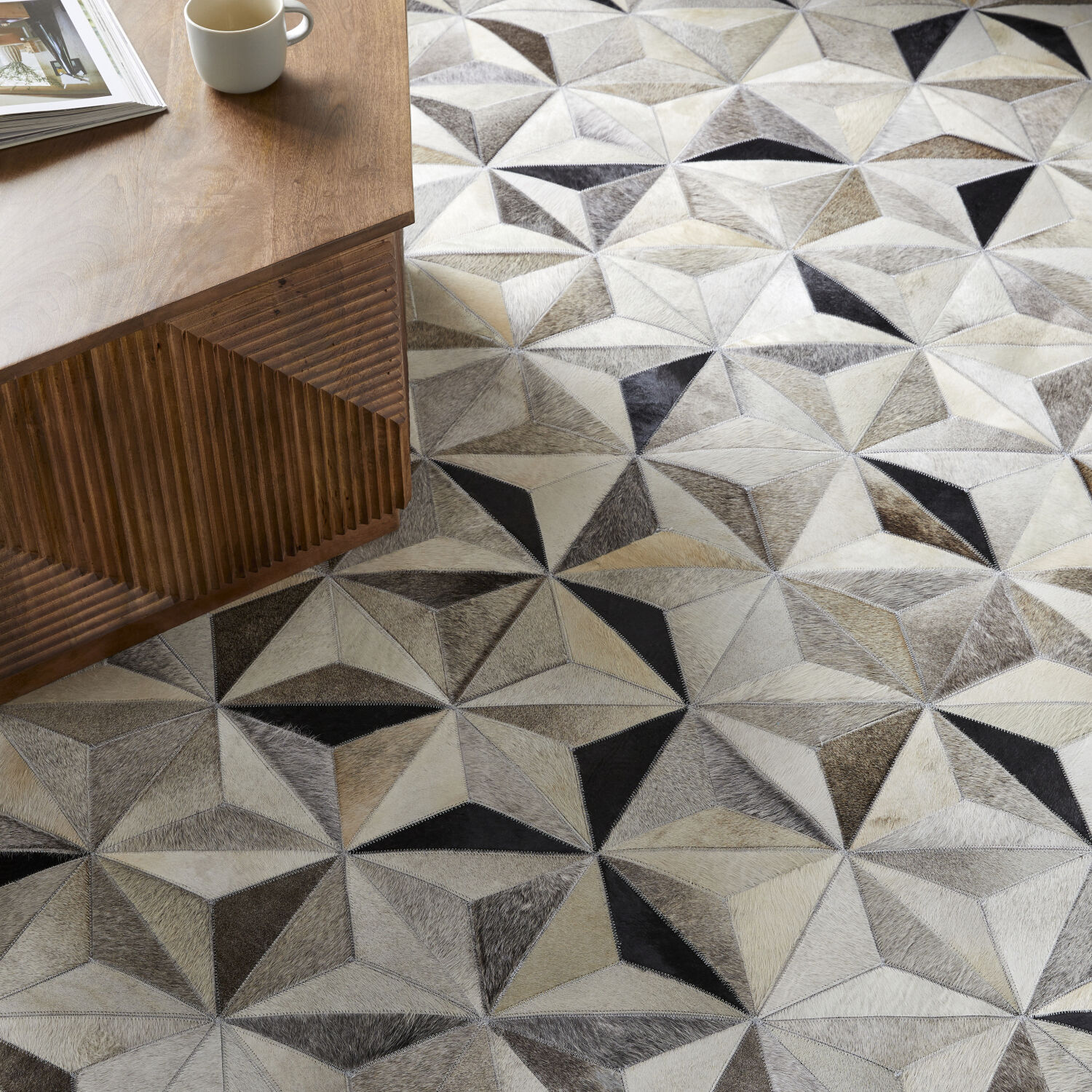 Trail 108 X 72 inch Charcoal Rug in 6 X 9, Rectangle