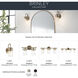 Brinley 3 Light 24 inch Champagne Bronze Bath Vanity Light Wall Light