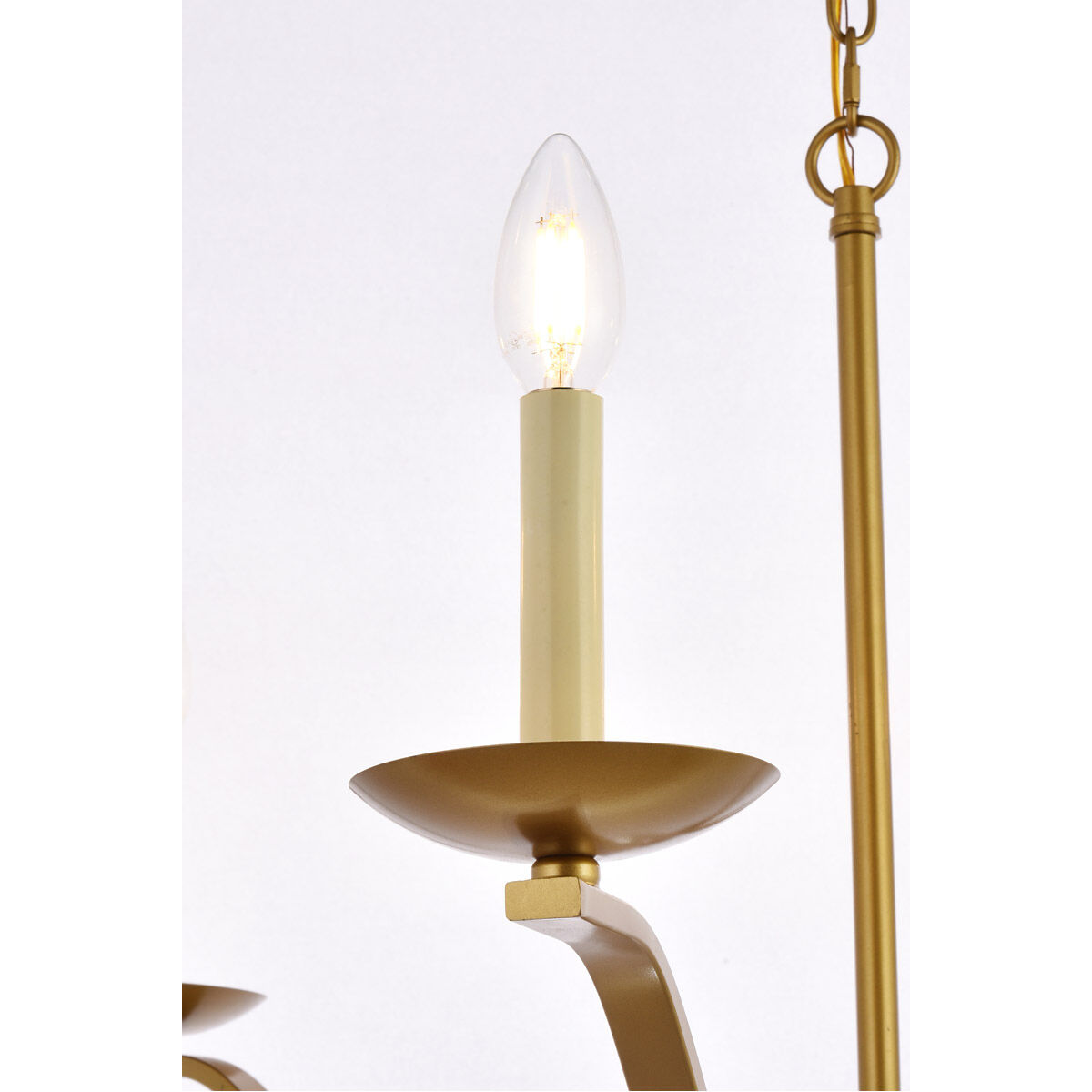Trey 6 Light 42 inch Brass Pendant Ceiling Light