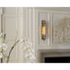 Ryden LED 5 inch Heritage Brass Indoor Wall Sconce Wall Light Bulbs included