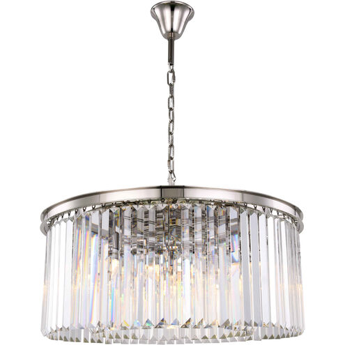 Sydney 8 Light 32 inch Polished Nickel Chandelier Ceiling Light, Urban Classic