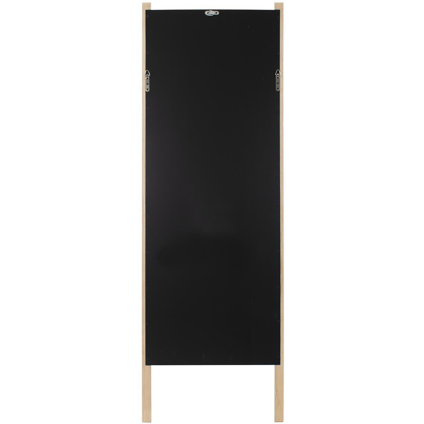 Emil 72 X 24 inch Bleached Oak Leaning Mirror, Tall