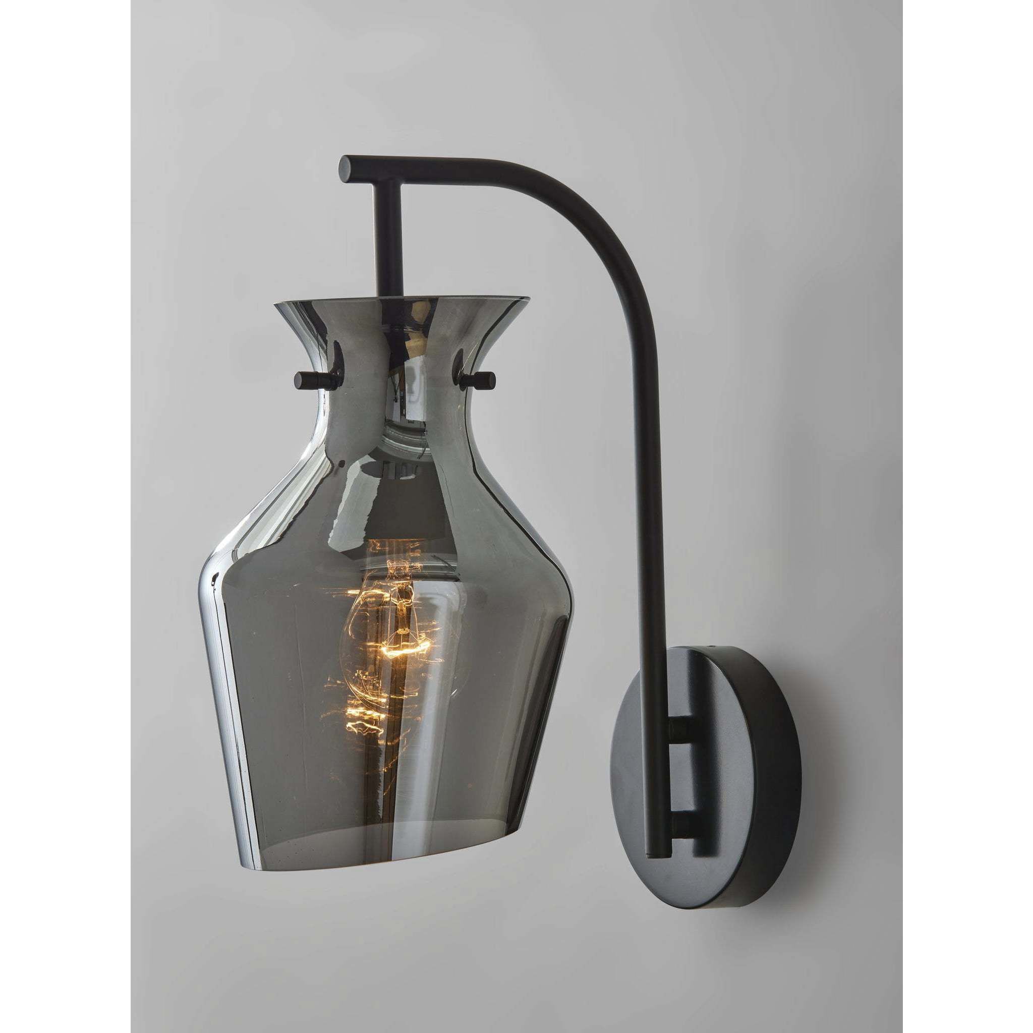 Tate 6.5 inch Black Wall Lamp Wall Light