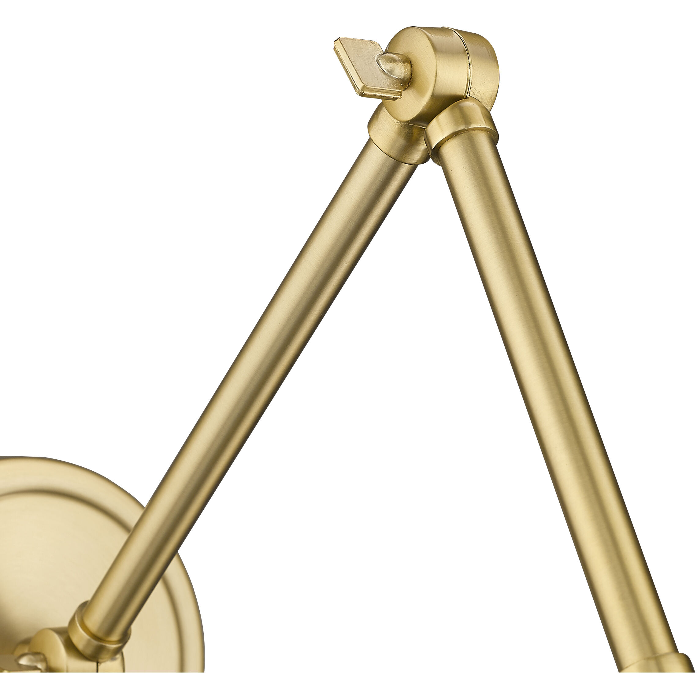 Regent 1 Light 7.5 inch Modern Gold Wall Sconce Wall Light